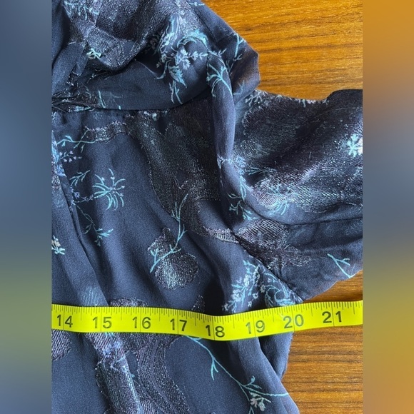 Grey Jason Wu Women's Winter Floral Knot Blouse Silk Blend Size 4 - Picture 13 of 15